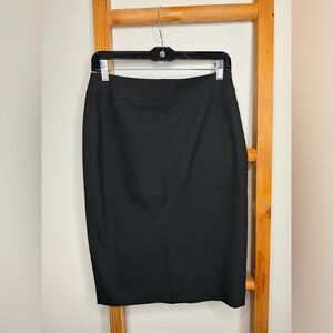 Ann Taylor Elegant Black Pencil Skirt